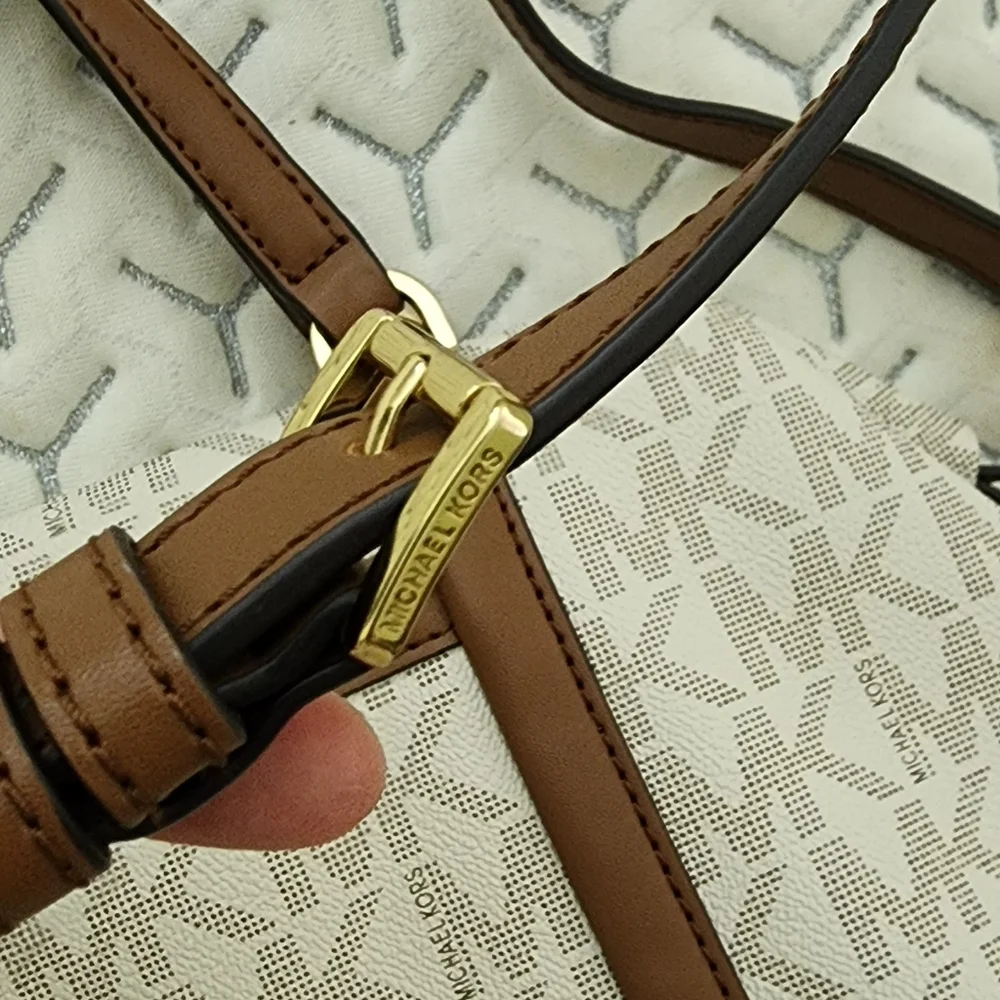 Michael Kors Brown and Cream‎ Women's Bag